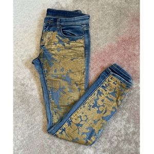 Blank NYC Gold Filigree Jeans
